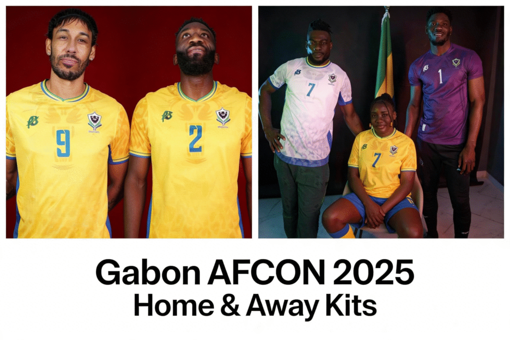 Gabon AFCON 2O25 Home & Away Kits